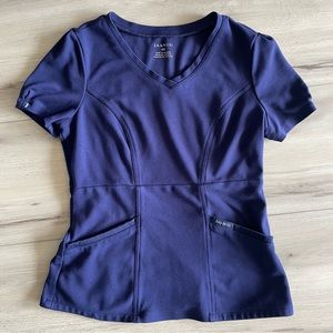 Jaanu Women’s Princess Seam V-Neck Scrub Top SPINryx (XS)